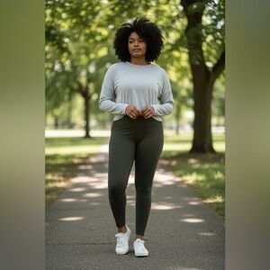 Zella Dark Olive High-Rise Leggings